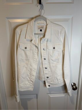 Thread & Supply Off-White Denim Jacket